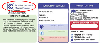 SCMG Patient Bill Sample SCMG Patient Bill Sample